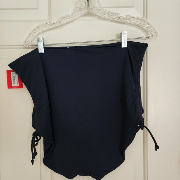 Spanx Navy Swim Bottoms Size 2x Beach Pool Summer Vacation High Rise Brief NWT - Picture 6 of 12
